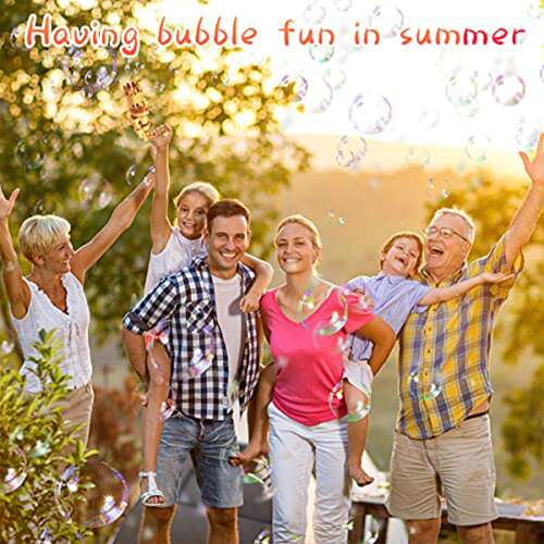 Dollcini Mini Gatling Buborékfújó – 8 Lyukú Játék Gyerekeknek