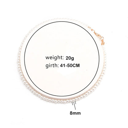 Dollcini Klasszikus Gyöngysor – Gyöngy nyaklánc (4 / 8 / 10 mm)