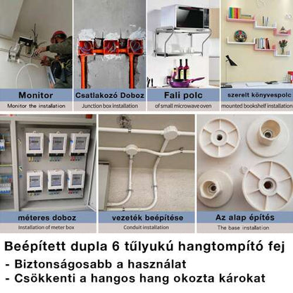 Dollcini Otthon Kézi Szögbelövő Pisztoly – Fához, Padlóburkolatokhoz, Homlokzatburkolatokhoz