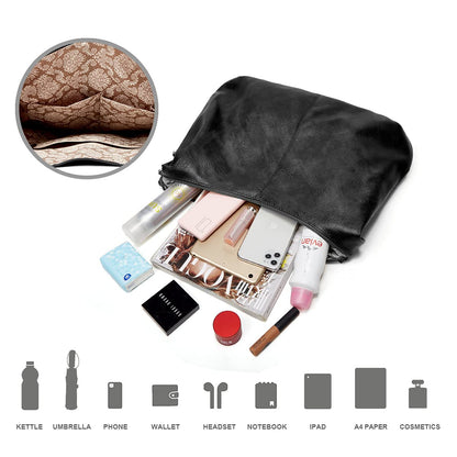 Dollcini Divatos Női Táska – Puha Műbőr Válltáska, Nagy Kapacitású