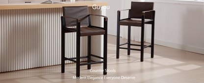 Dollcini Otthon Modern Karfás Bárszék – Prémium Bőr, 2 darabos szett