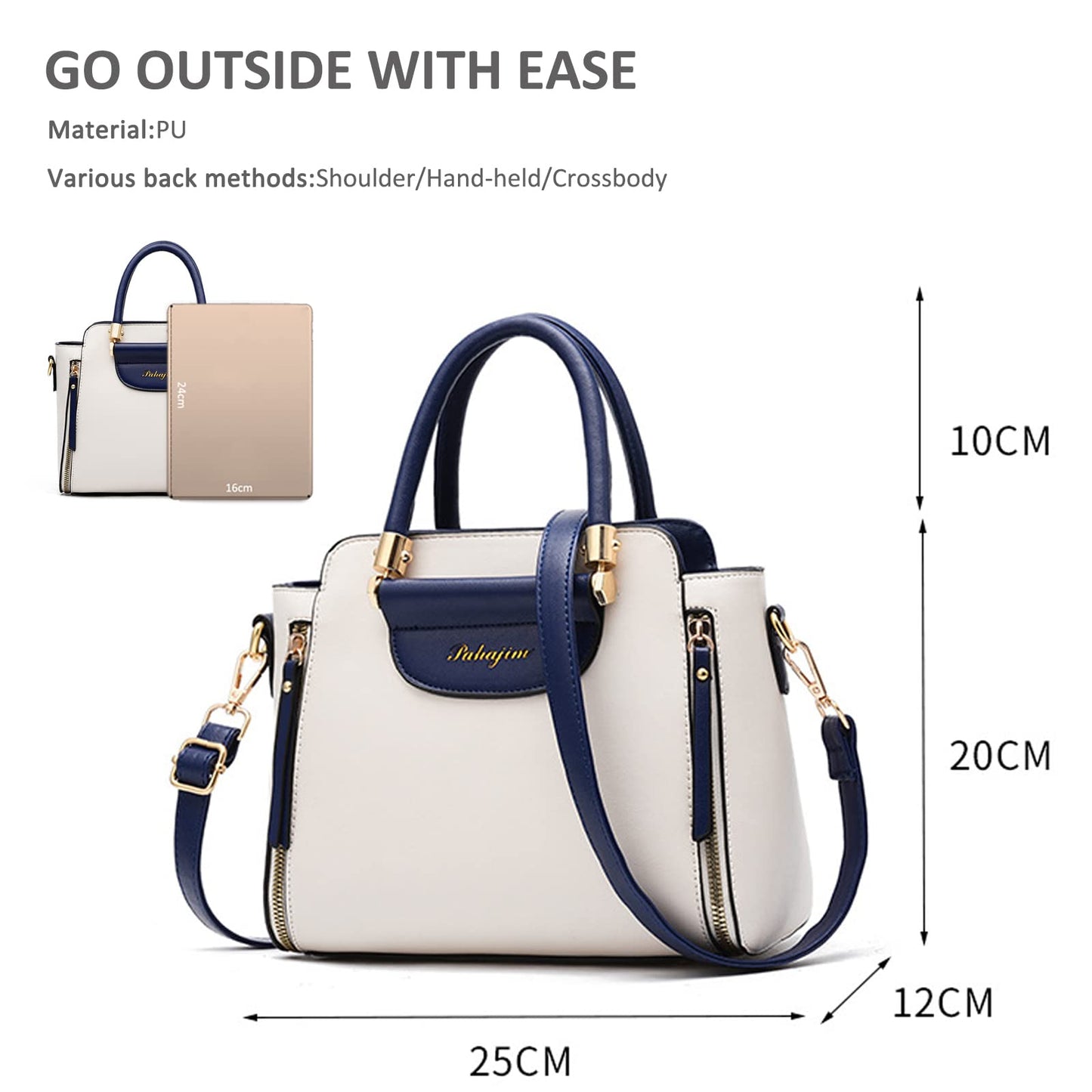 Dollcini Elegáns Női Válltáska – Vízálló Műbőr, Több Színben