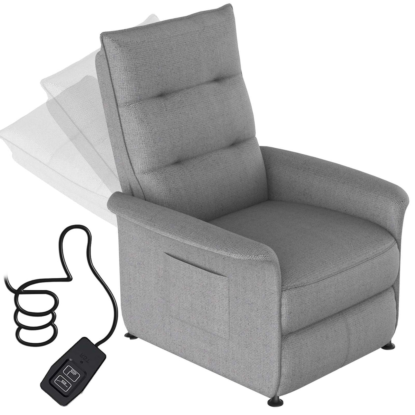 Dollcini Otthon Elektromos Relax Fotel – Emelőfunkciós