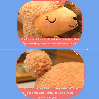 Dollcini Puha Alpaka Plüssjáték – Ölelnivaló Állatfigura 109 cm